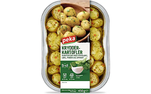 Krydrede Kartof Peka