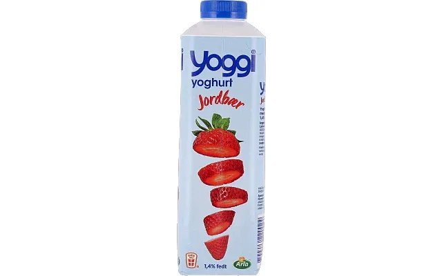 Yoghurt Jordbær Yoggi