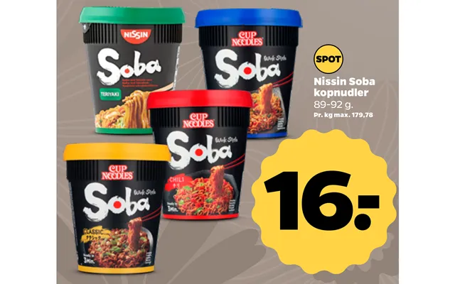 Nissin Soba Kopnudler
