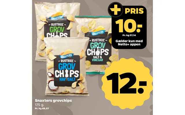 Snaxters Grovchips