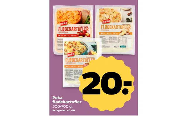 Peka Flødekartofler