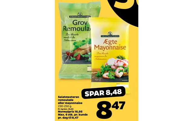 Salatmesteren Remoulade Eller Mayonnaise