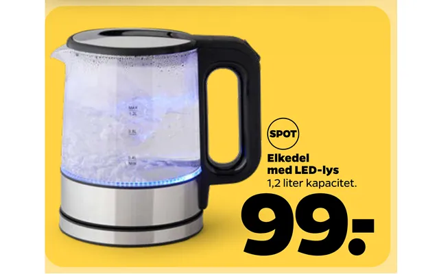 Elkedel Med Led-lys