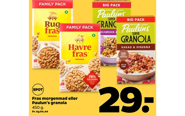 Fras Morgenmad Eller Paulun's Granola