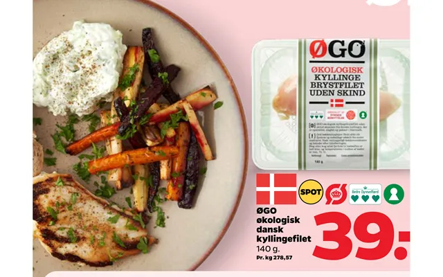 Øgo Økologisk Dansk Kyllingefilet