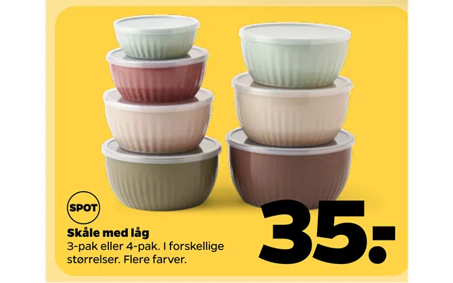 Skåle Med Låg