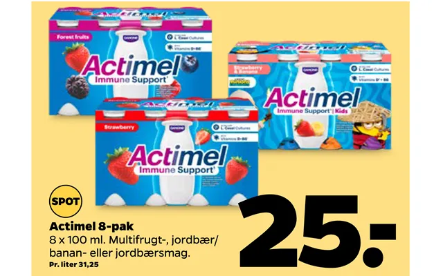 Banan- Eller Jordbærsmag.
