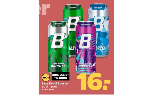 Ikke Egnet Til Børn Faxe Kondi Booster