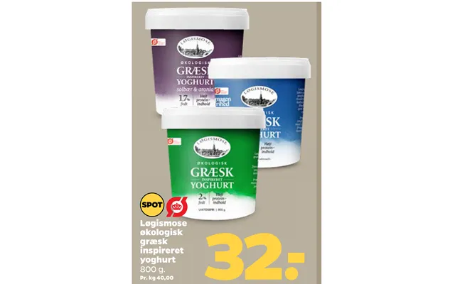 Løgismose Økologisk Græsk Inspireret Yoghurt