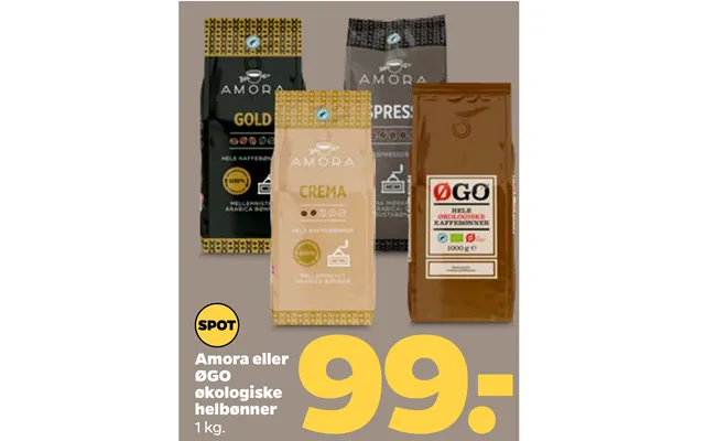 Amora Eller Øgo Økologiske Helbønner
