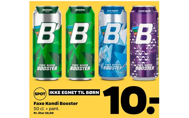 Ikke Egnet Til Børn Faxe Kondi Booster
