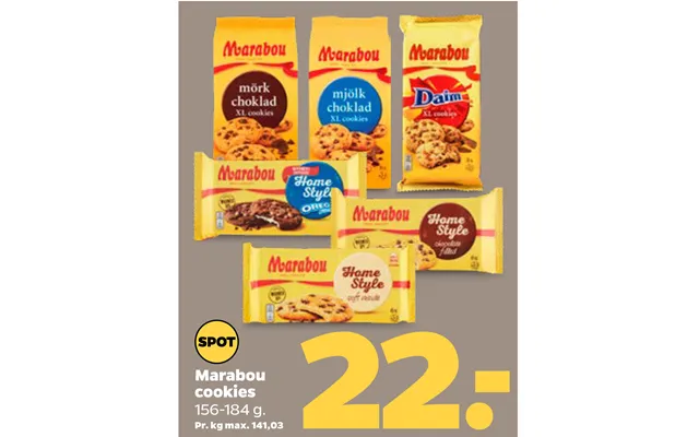 Marabou Cookies