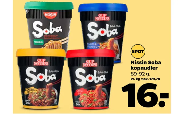 Nissin Soba Kopnudler