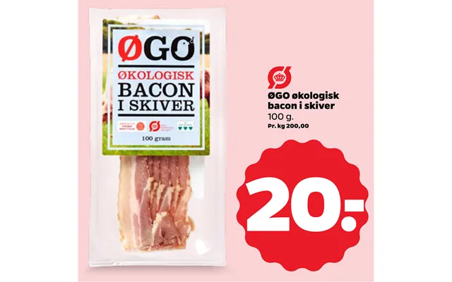 Øgo Økologisk Bacon I Skiver