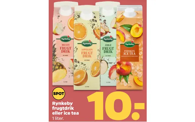 Rynkeby Frugtdrik Eller Ice Tea