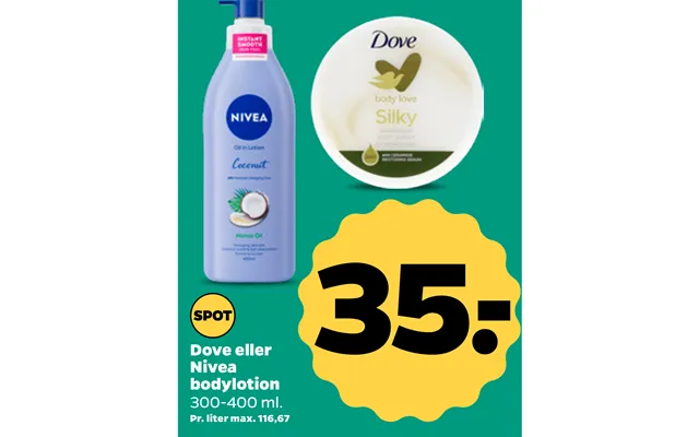 Dove Eller Nivea Bodylotion