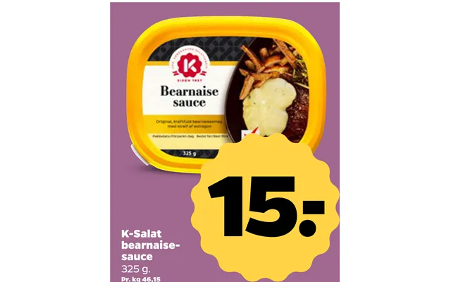 K-salat Bearnaisesauce