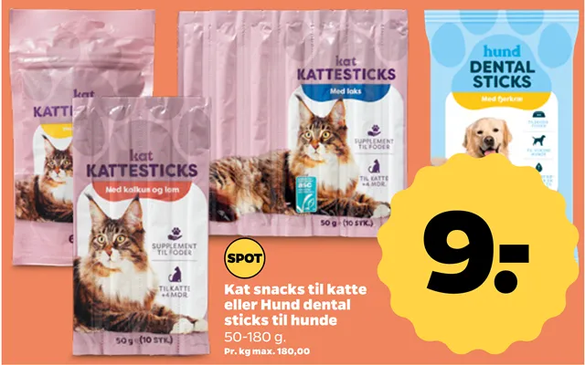 Kat Snacks Til Katte Eller Hund Dental Sticks Til Hunde