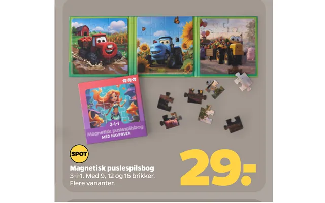 Magnetisk Puslespilsbog