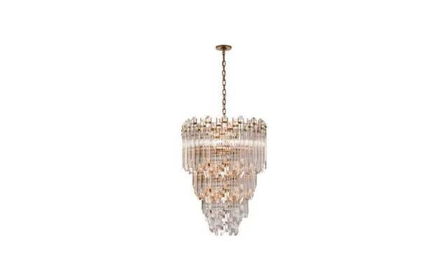 Adele Three-tier Waterfall Chandelier Antique Brass