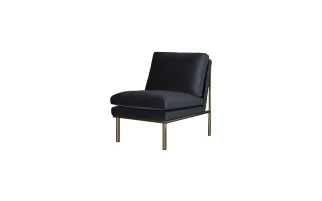 April Lounge Chair Black Pearl Brass Outlet