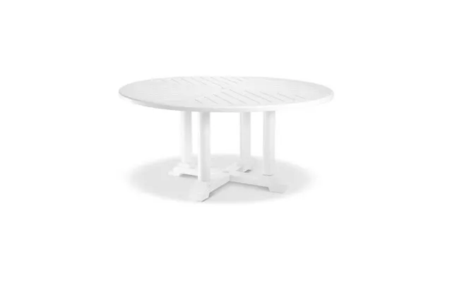 Bell Rive Round Dining Table White
