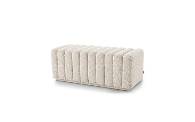 Bente Bænk Bouclé Cream