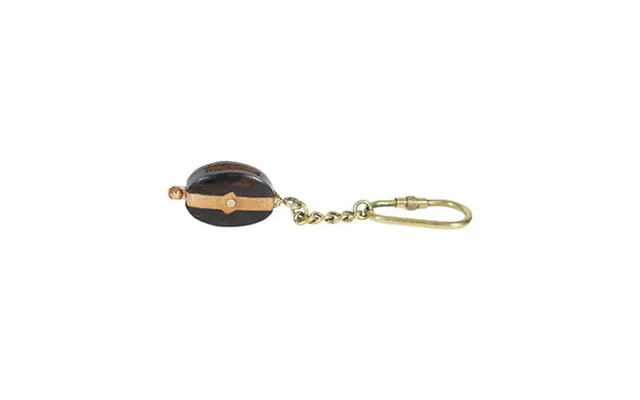 Block Keychain Brown