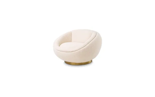 Bollinger Drejelænestol Bouclé Cream