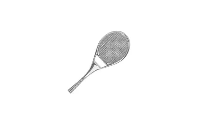 Bottle Opener Tennis Racket Silver