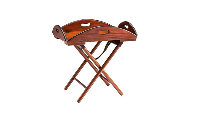 British Butler Table Brown