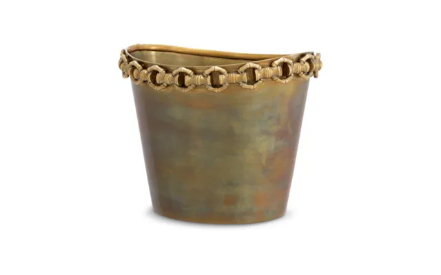 Clementine Wine Cooler Vintage Brass