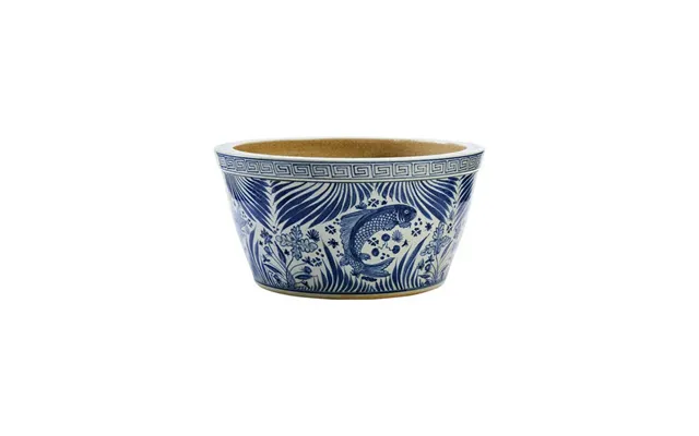 Deco Carp Bowl Blue White