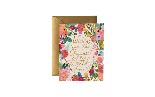 Garden Party Birthday Card