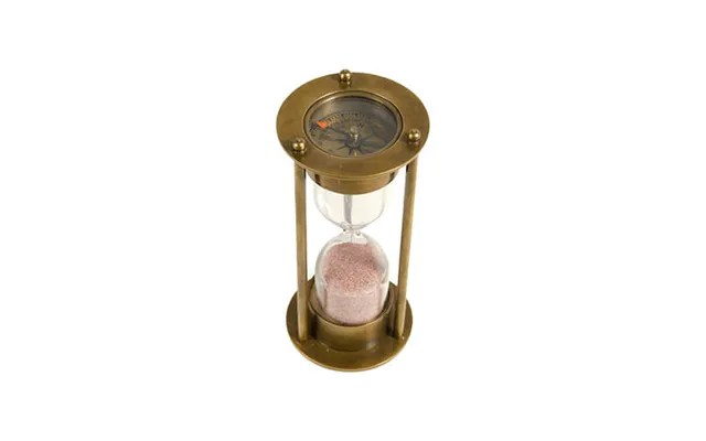 Hourglass Antique Brass