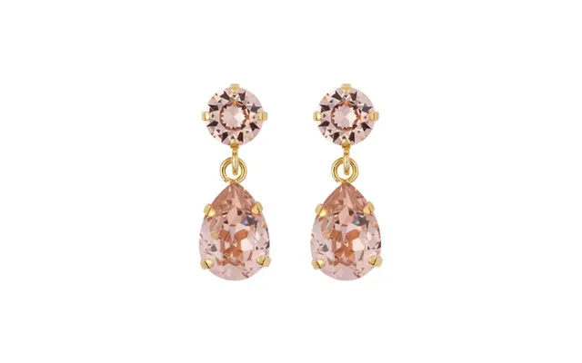 Mini Drop Øreringe Vintage Rose