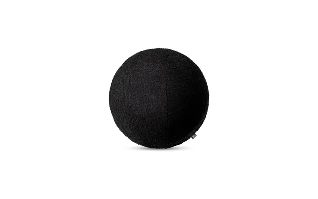 Palla Rund Pude Bouclé Sort