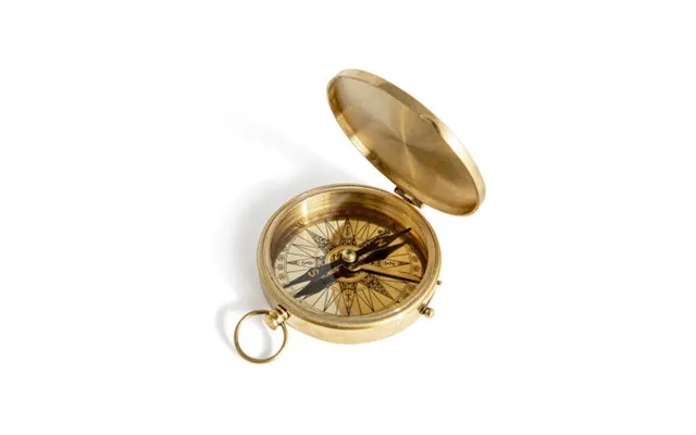 Pocket Compass Brass