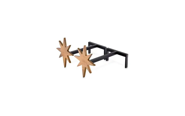 Star Andiron Messing 2-pak