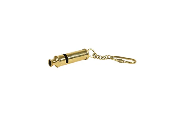 Steam Whistle Keychain Brass