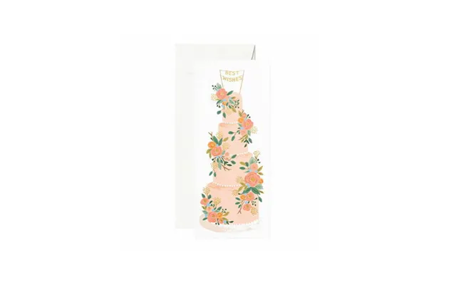 Tall Wedding Cake Card