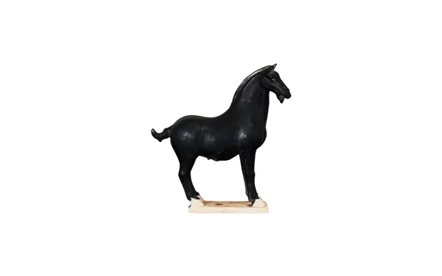 Tang-hest Skulptur Sort