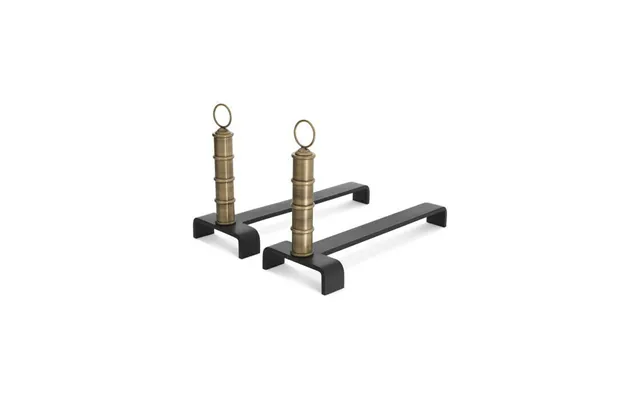 Vauxbons Andiron Messing 2-pak