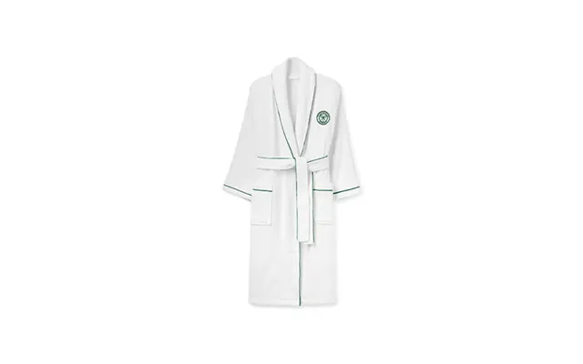 Wimbledon Baseline Robe White Green