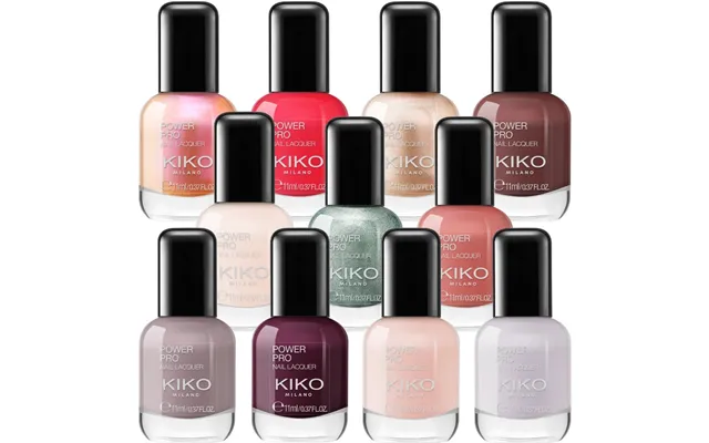 3 X Kiko Milano Power Pro Nail Lacquer 11 Ml - Vælg Variant