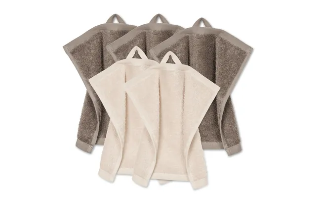 5 X Lille Kanin Cloth Terry 25x25 Cm - Vælg Farve