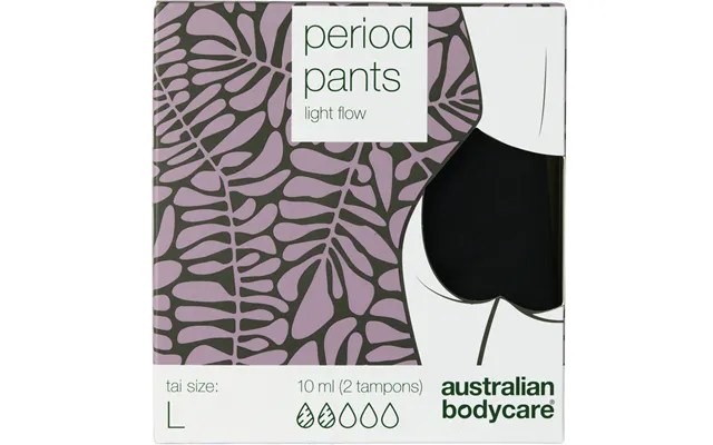 Australian Bodycare Period Pants Midi Light Flow 1 Pair 1 Pieces - L