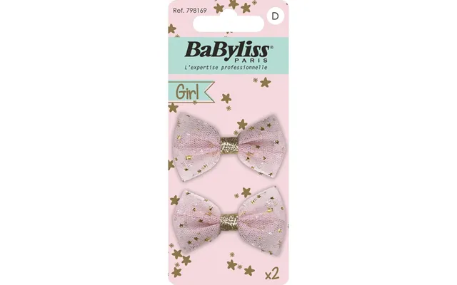 Babyliss Accessories Babyliss Kids Bow Hair Clips 1694 2 Pieces
