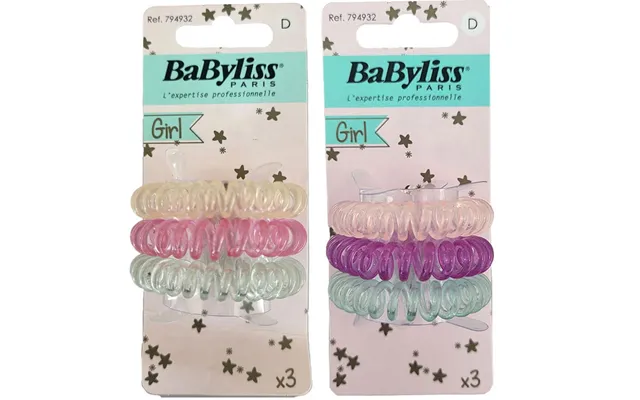 Babyliss Accessories Babyliss Kids Spiral Elastics 794932 3 Pieces