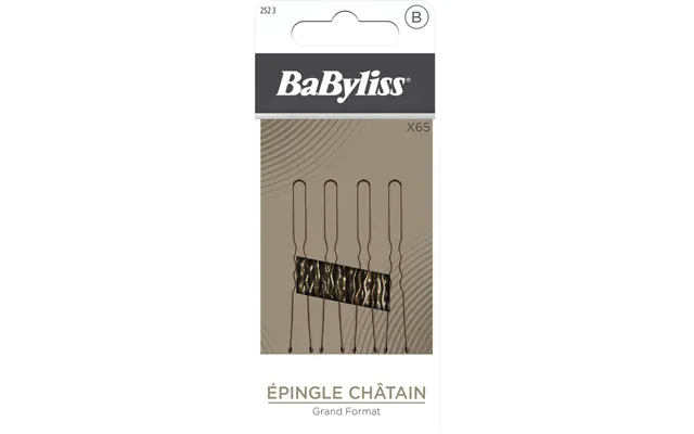 Babyliss Accessories Hairpins U-form Brown 65 Pieces